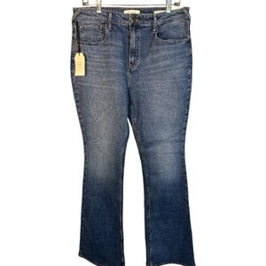 Cleo + Wolf Classic high rise Juniper medium Boot Cut Jeans for Women 31/34